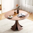 thumbnail image 4 of 47.24" Round MDF Wood Table | Perfect for Kitchen, Cafe, and Milk Tea Shop, 4 of 6