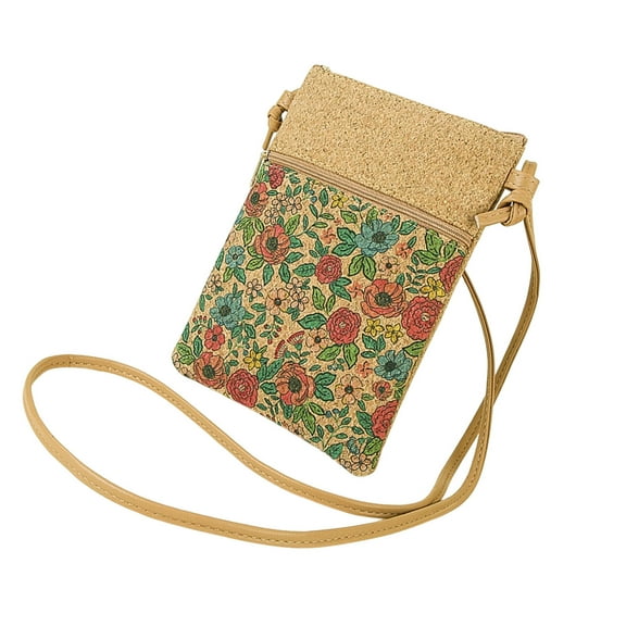 Women Everyday Bag Small Crossbody Bag Phone Bag Coin Purse Stylish Messengers Bag Flower Print Shoulder Bag for Travel
