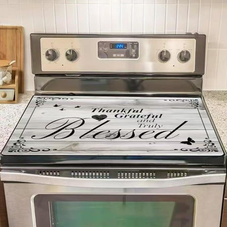 

Stove Top Cover for Electric Stove 28 x 20 Home Sweet Home Heat Resistant+ T5X2