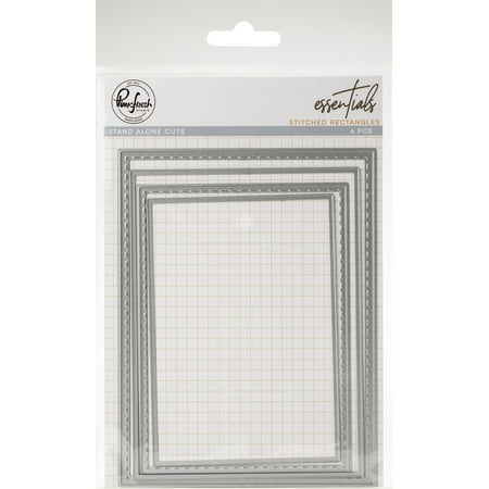 UPC: 0782150201369 | Pinkfresh Studio Essentials Die Set-Stitched Rectangles