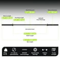 thumbnail image 6 of HANDBODE Bumper Plates, 100 lb Set Olympic Weight Plates, Rubber Bumper Weights Plate, Standard Strength Training Plates for Weightlifting with 45 lb (20 kg) Black Barbell, 6 of 9