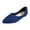 Blue, variant on Women's Slip On Ballet Flats Comfortable Walking Shoes, Lightweight Casual Flats, Low Wedge Sole Dressy Slip On Flat Hot Pink Women Sandal
