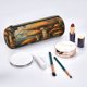 thumbnail image 2 of Disketp Vintage Cloud Mushroom Estuche Organizador de Lápices de Cuero, Estuche de Oficina con Cremallera para Bolígrafo y Lápiz, 2 of 6