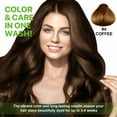 thumbnail image 6 of Yecuce Hair Dye Shampoo for Women & Men， Natural Plant,(Coffee)500ml, 6 of 9