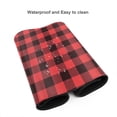 thumbnail image 5 of Kdxio Buffalo Plaid Red Black Print Large Gaming Mouse Pad,Non-Slip Base,Water Resist Keyboard Pad for Gamer,Office & Home,29.5 x 15.8 in, 5 of 9