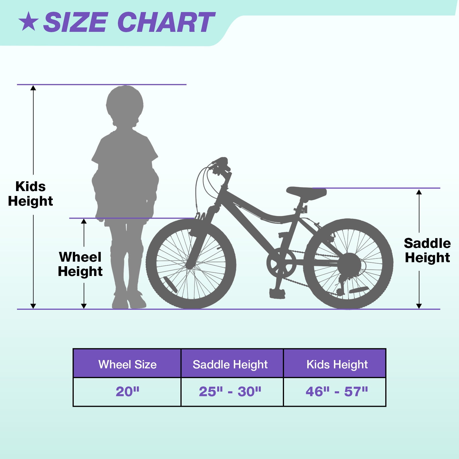 Hykolity 20 inch Kids Mountain Bike,6 Speed Kid Bicycle Age 6-11 Year Old with Front Suspension Fork,Adjustable Seat Height,High-Carbon Steel,Purple