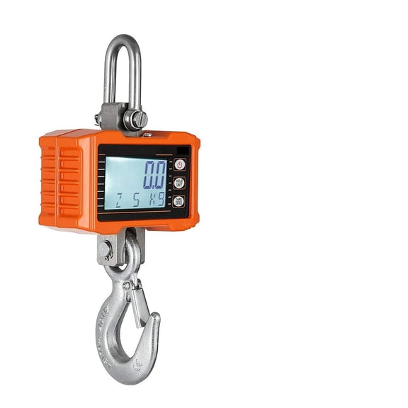 1000kg(2200lbs) Digital Industrial Heavy Duty Hanging Crane Scale W/ Remote Control,Accurate Sensor&LCD Display for Farm,Factory ,Reliability