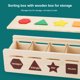 thumbnail image 4 of Juego de reconocimiento de color portátil con caja de tarjeta Juguetes de clasificación de color para niños pequeños Hugtrwg Para estrenar, 4 of 9