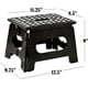 thumbnail image 3 of Taburete plegable Whataatahia: el taburete liviano es lo suficientemente resistente para soportar a los adultos y lo suficientemente seguro para los niños. Se abre fácilmente con un movimiento de, 3 of 6