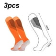 thumbnail image 2 of 3 Pack Baseball Soccer Softball Socks for Youth Kids and Tube Socks,orange, 2 of 5