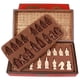 thumbnail image 3 of Qin Figures International Chess Set Deluxe hecho clásico portátil piezas de ajedrez para coleccionable torneo novedad regalos viaje , PEQUEÑA pequeña Hugo Ajedrez de entretenimiento, 3 of 7
