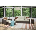 thumbnail image 2 of Homestyles 6800-3119-T Palm Springs Outdoor Sofa with Arm Chair, Ottoman & Side Table - Brown, 2 of 8