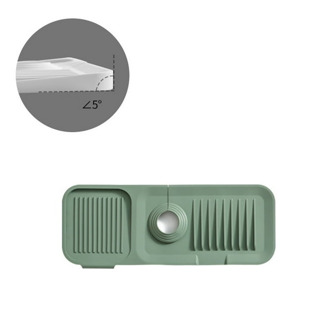 Protector de fregadero Jadeshay tapete de silicona para fregadero