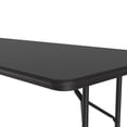 thumbnail image 4 of Correll Cfa3096Px-07 .75 Inch High-Pressure Top Folding Tables - Adjustable Height - Black Granite, 4 of 4