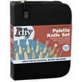 thumbnail image 3 of Palette Painting Knife Set 12 Pack with Carrying Case- Stainless Steel Art Paint Knives, 3 of 4