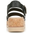 thumbnail image 6 of Dr. Scholls Women's Once Twice Espadrille Platform Wedge Sandal Black/Cork 8.5M, 6 of 9