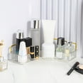 thumbnail image 1 of Puntoco Estante de Almacenamiento de Cosméticos Giratorio 360 Caja de Almacenamiento de Inodoro de Esquina Estante de Almacenamiento de decoración de cosméticos de joyería de Dormitorio, 1 of 3