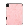 thumbnail image 6 of SaniMore Tri-fold Stand Case for Samsung Galaxy Tab A7 Lite 8.7" 2021 Model (SM-T220/T225), PU Leather Marble Skin Shockproof TPU Back [Auto Wake/Sleep + Pen Holder] Full Protective Shell, Pink, 6 of 8