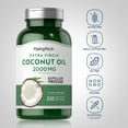 thumbnail image 3 of Coconut Oil 2000mg | 200 Softgel Capsules | Extra Virgin | For Skin and Hair | by Piping Rock, 3 of 7