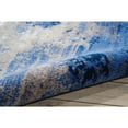 thumbnail image 5 of Nourison Twilight 93" x 117" Wool Indoor Rug in Navy Blue/Gold, 5 of 5