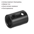thumbnail image 4 of Unique Bargains M10 M4 Thread Sleeve Stud Pipe Connector Round Coupling Nut Black 4 Pack, 4 of 5