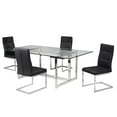 thumbnail image 1 of Elton 5-Piece Dining Set, Black, 1 of 8