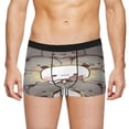 thumbnail image 5 of Calzoncillos tipo bóxer para hombre, ropa interior transpirable con diseño de oso panda, estilo Bubu Dudu, 5 of 5