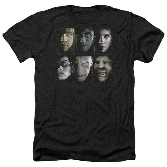 Harry Potter - Horizontal Heads - Heather Short Sleeve Shirt - Small