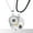 Silver, variant on Couple Sun and Moon Necklace,Love Heart Matching Pendant Necklace Set 100 Languages I Love You Sun and Moon for Him and Her Couple Best Friends Promise Projection Jewelry