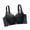 Black, variant on Deep V Lace Bra for Women Seamless Full Coverage Supportive Petal Bras Comfort No Underwire Daily T-Shirt Bras Green 38