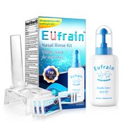 Eufrain 240ml Nasal Wash Neti Pot Nose Clean Bottle Irrigator Saline Allergic Irrigation