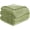 Green, variant on ROSEKIND Lightweight Breathable 300GSM 3D Striped Flannel Throw Blanket, for Sofa Couch Bed,80x90inch