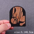 thumbnail image 4 of Parches termoadhesivos para ropa con diseño de calavera punk sexy, parches termoadhesivos para ropa, insignias de parches bordados de calaveras de hip hop, 4 of 5