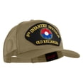 thumbnail image 5 of 9th Infantry Division Old Reliables Patched Solid Cotton Twill Mesh Prostyle Cap - Khaki OSFM, 5 of 5
