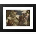 thumbnail image 2 of Follower Of Paolo Veronese 18x14 Black Modern Framed Museum Art Print Titled - The Choice Between Virtue and Passion (1590 - 1680), 2 of 5