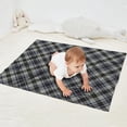 thumbnail image 2 of Gray Black Checkered Pattern Blanket,Comfortable Soft Flannel Throw Blanket,All Season,Warm Lightweight Blankets for Sofa Bed Couch Living Room Chair,30"x40", 2 of 4