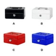 thumbnail image 3 of Cateissary Mini caja de dinero en efectivo con cerradura para Hotel y oficina en casa, para dormitorio, bandeja para monedas, caja de seguridad Negro, 3 of 6