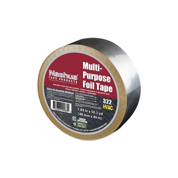 Nashua 1541239 1541239 1.89 In. W X 50.3 Yd L Silver Foil Tape
