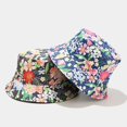 thumbnail image 6 of CoCopeaunts Men's Fisherman Hat Cotton Summer Fishing Bucket Hat for Women Outdoor Sun Protection Fashion Floral Basin Hat, 6 of 8