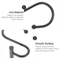 thumbnail image 6 of 12pcs T Shaped Curtain Hooks Shower Curtain Hooks Iron Glide Shower Rings, 6 of 7