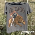 thumbnail image 2 of Vintage Chicago Football Shirt, Comfort Colors Bears Tee, Retro Game Day Fan T-Shirt, 2 of 8
