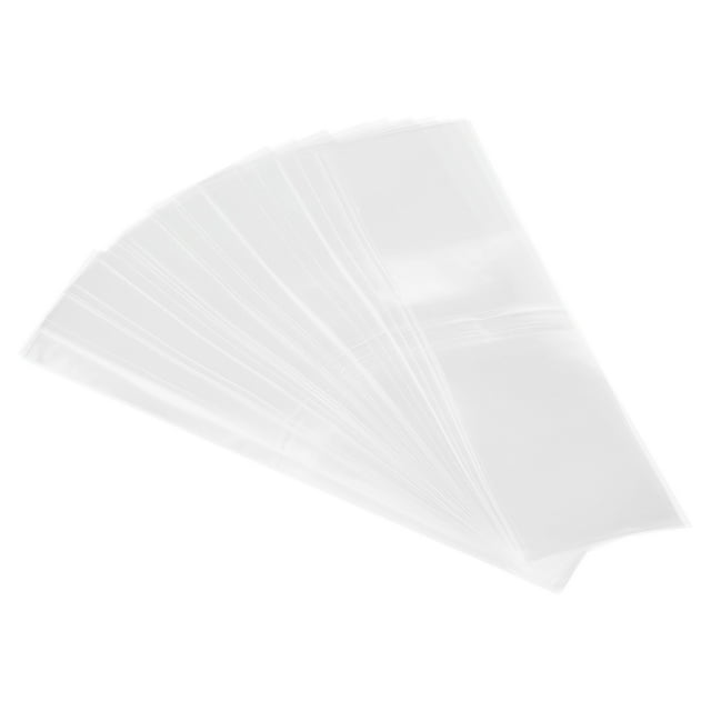 Unique Bargains 170x45mm 4.17 to 4.25 In Dia PVC Perforated Heat Shrink Wrap Bands Clear 250 Pack