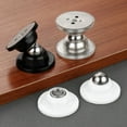 thumbnail image 3 of sunsanly 1 Set Magnetic Door Stopper Heavy Duty Stainless Steel Silicone Adhesive No Drilling Anti-collision Wall Mount Door Catch Doorstop Inside Outside RV Door Holder, 3 of 8