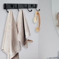 thumbnail image 4 of 2x Ganchos de Pared para Toallas de Baño, Montaje Resistente, Ganchos para Estante de Ducha, Rieles, Ganchos de Baño Decorativos para Sombreros, Ganch 2 piezas, 4 of 8