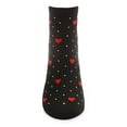 thumbnail image 5 of MeMoi Sweetheart Low-Cut Women's Socks - Womens - Female, One Size, Black, 5 of 7