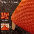 thumbnail image 5 of Stretch Chair Seat Covers, Spandex Jacquard Chair Seat Covers Removable Washable Chair Seat Cushion Cover For Kitchen, 5 of 6