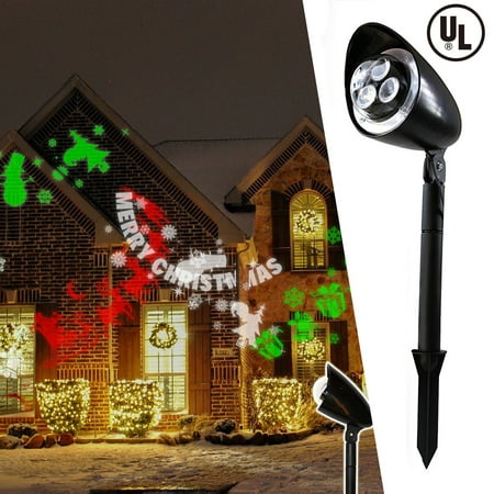 Christmas Festival Indoor & Outdoor Dual Use LED Projector Light - Landscape (Best Outdoor Light Projector)