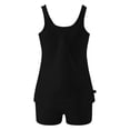 thumbnail image 4 of MSJUHEG Halter Bikini Sets for Women,Sporty Swimsuits for Women,Boho Swimsuits for Women,Plus Size Tankini Swimwear,Peplum Swimsuits for Women,Bathing Suit Skirt,Two Piece Tankini Swimsuits Black L, 4 of 7