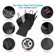 thumbnail image 5 of 133×140CM Double Zipper Car Pet Seat Pad Waterproof Dirt Resistant Suitable Multiple Models Solid Color Cars Rear Seats Cushion, 5 of 5