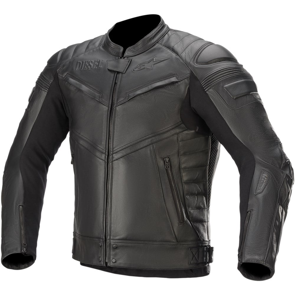 Alpinestars ASDSL Shiro Leather Jacket TechAir Compatible Black